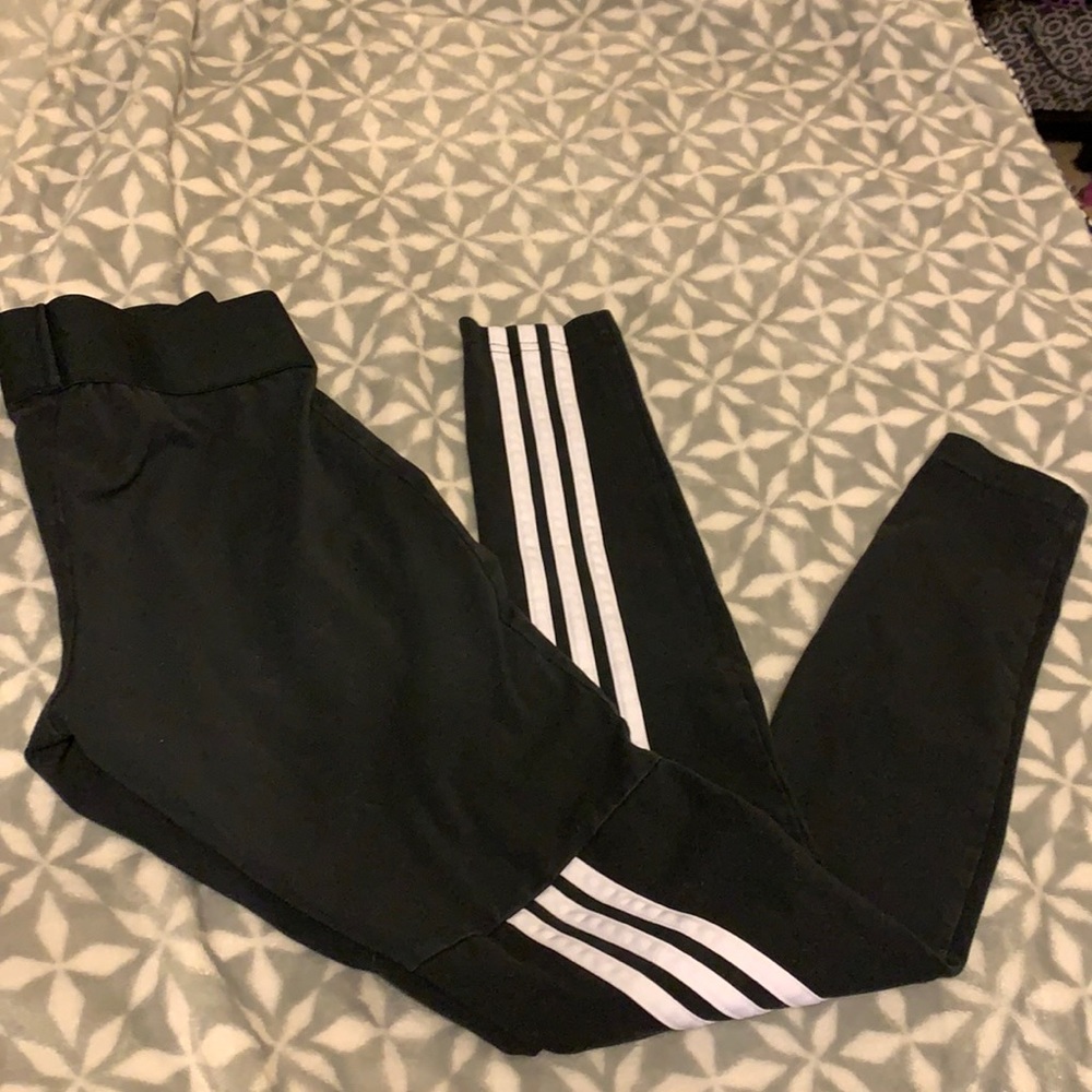 Addidas black leggings size small
